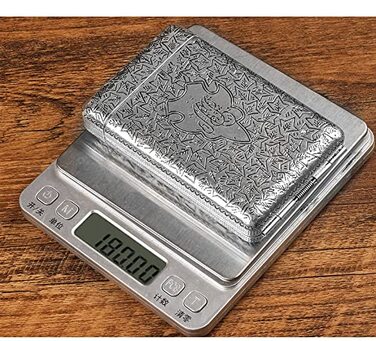 Металеве тютюноприладдя Peaky Blinders для 14 сигарет, чорне. Елегантний дизайн, преміум-якість.