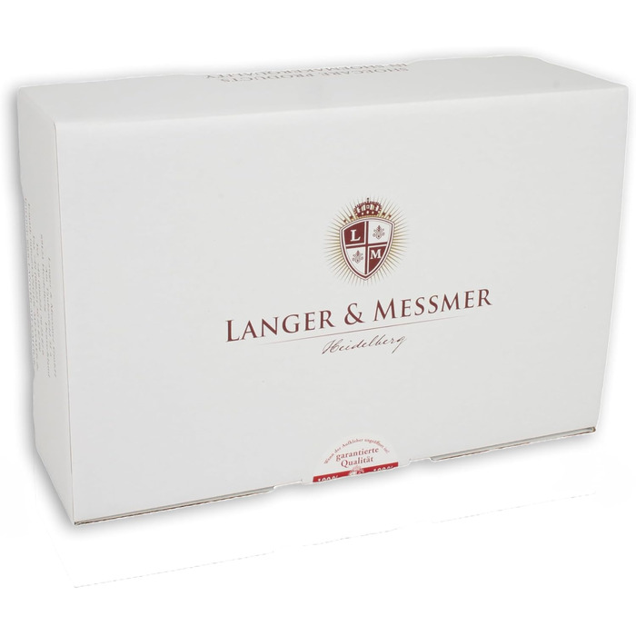 Langer & Messmer Shoe Care Set incl. high-quality leather care creams and horsehair brushes for effective care of your smooth leather shoes - The shoe care set for professional shoe care