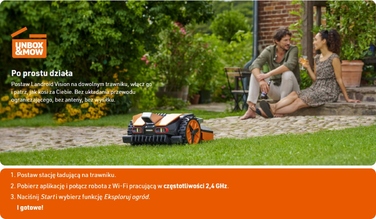 Робот-газонокосарка Worx Landroid Vision L1300 для площ до 1300 м²