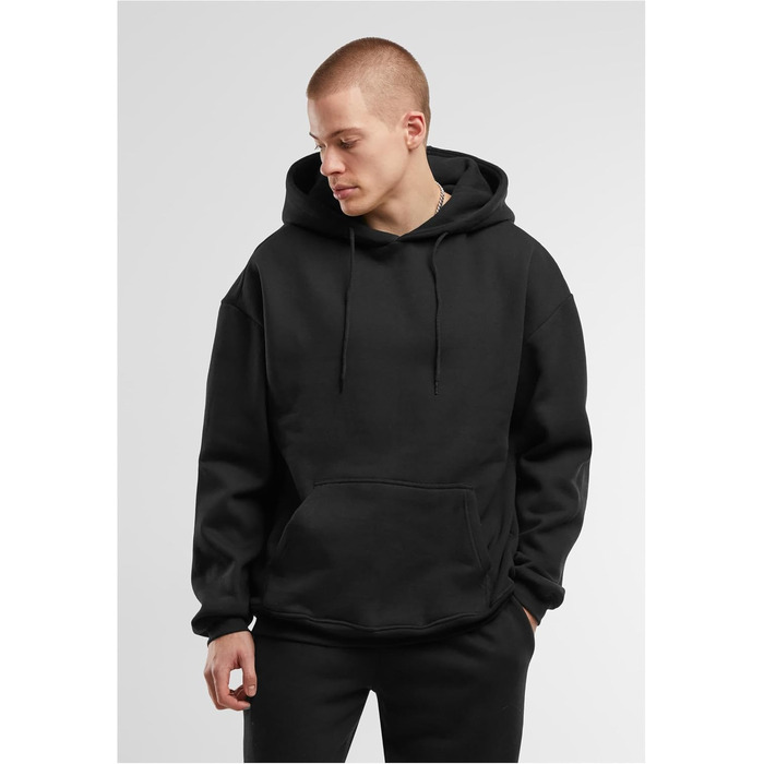 Чоловічий базовий худі Urban Classics Basic Oversized Hoody, чорний