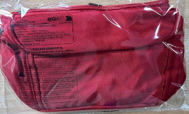 Поясна сумка на пояс для чоловіків та жінок, водонепроникна, для спорту, подорожей, фітнесу, бігу (червона)