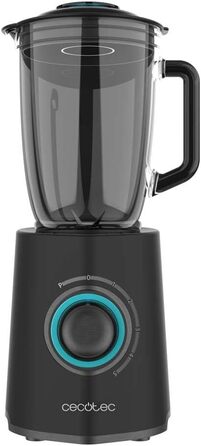 Cecotec Power Black Titanium Stand Mixer 1300Max - 1300W, 2 Speeds, Titanium Blades, 1.5L, Pulse Function, Ice Crusher
