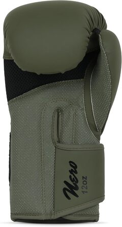 Боксерські рукавички BenLee з екошкіри, чорний (10 oz, Olive)