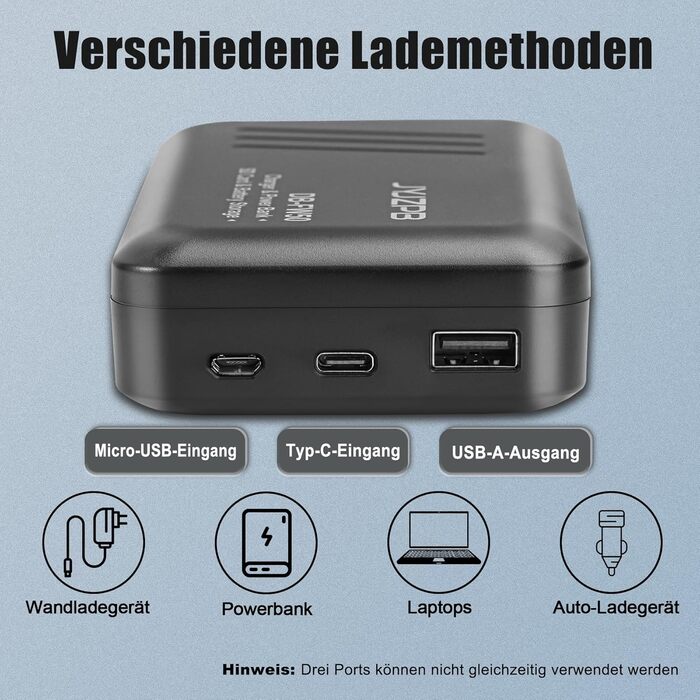 Запасний акумулятор JYJZPB NP-FW50 (2 x 1300mAh) з USB зарядним пристроєм та слотом для SD-картки для камер Sony Alpha A6000 A6300 A6400 A6500 ZV-E10 A7 A7 II A7R II A7SII A5000 A5100 NEX