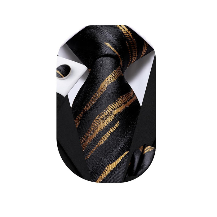 Краватка чоловіча Dubulle з квітковим візерунком Paisley, шовкова краватка для чоловіків, смугаста, комплект краватки та нагрудного хустинки для весілля, ділового стилю, коричнева