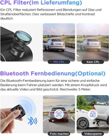 VIOFO A229 Pro 4K + 2K Dual STARVIS відеореєстратор для авто, HDR, GPS, Wi-Fi, голосове керування, нічне бачення 2.0, підтримка до 512GB
