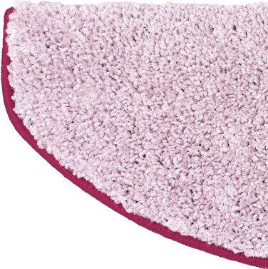 Casa Pura Shaggy Stair Treads - 15 Piece Set - Non-Slip, Soft High Pile Carpet for Stairs - 65 x 23.5 Inch - Rose Color