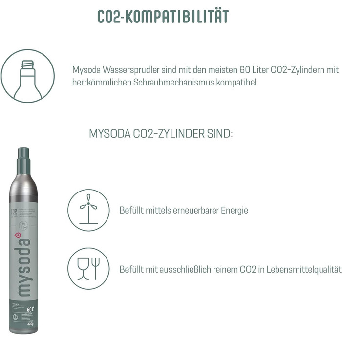 MySoda: Набір Woody - Газована вода з дерев'яного композиту, BPA-free пляшка Quick-Lock та CO2 балон (Білий)