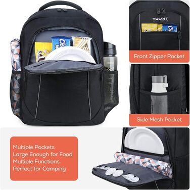 TOURIT Cooler Backpack 22L Waterproof Insulated Thermal Backpack for Picnics, BBQs, Camping, Outings, Shopping