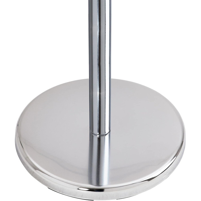 IDIMEX Clothes Rack Mila made of metal, a practical coat rack with 8 hooks. Timeless hat stand with round chrome base.