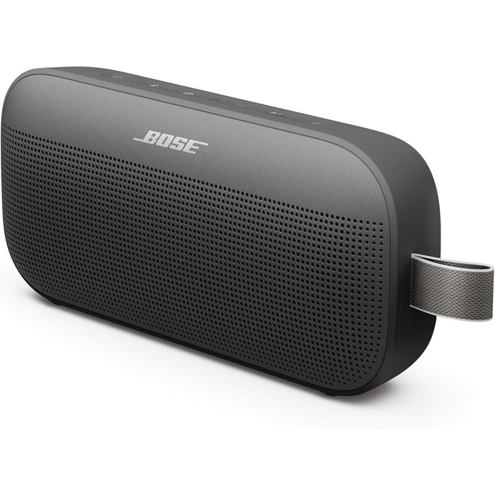 Портативна Bluetooth колонка Bose SoundLink Flex (2-ге покоління), водонепроникна, пилонепроникна, з природним звучанням, до 12 годин роботи від акумулятора, чорна