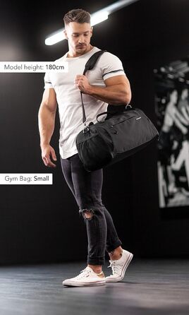 Fitgriff® Sports Bag & Duffel Bag for Men and Women - with Shoe Compartment & Wet Compartment - Bag for Sports, Fitness & Travel - Training Bag, Gym Bag