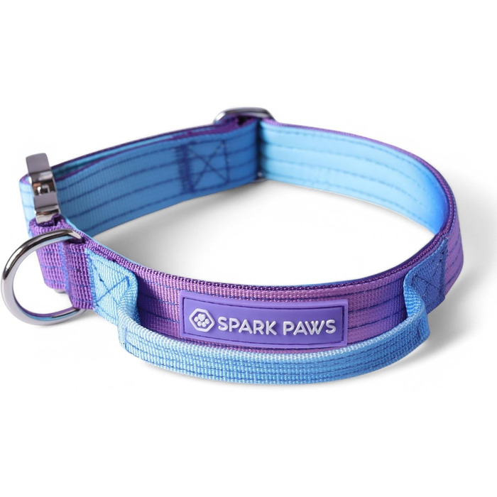 Тактичне нашийник для собак Spark Paws – міцний, преміум-якість, для великих та середніх собак (90s Retro, XS: 9-18кг [2.5см])