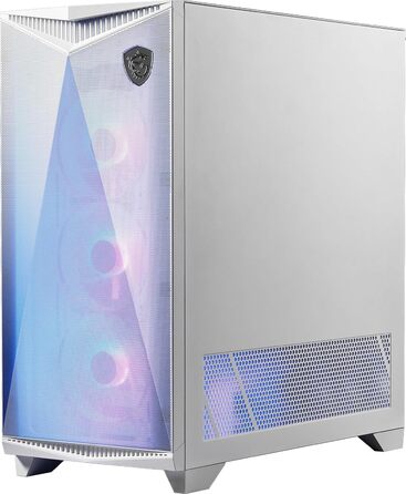 Корпус ПК MSI MPG GUNGNIR 300R Airflow White: Mid-Tower з загартованим склом, підтримка ATX/M-ATX/Mini-ITX, 4 x 120mm ARGB вентилятори, USB 3.2 Gen 2x2 Type-C