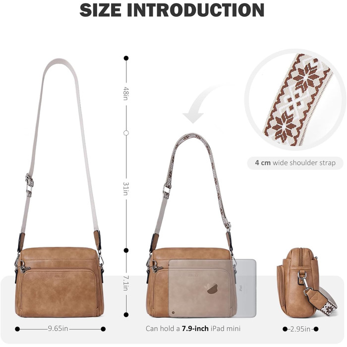 Сумка жіноча через плече MUIIKOLA кросбоді, екошкіра, жовто-хакі, регульований ремінець