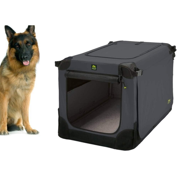 Кіньйон для собак Maelson Soft Kennel - Антрацит, 62 x 41 x 41 см