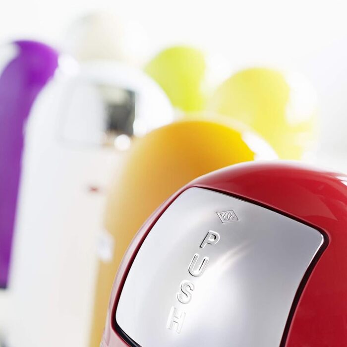 Відро Wesco Pushboy рожеве, 50 л, нержавіюча сталь, знімний внутрішній контейнер, порошкове покриття