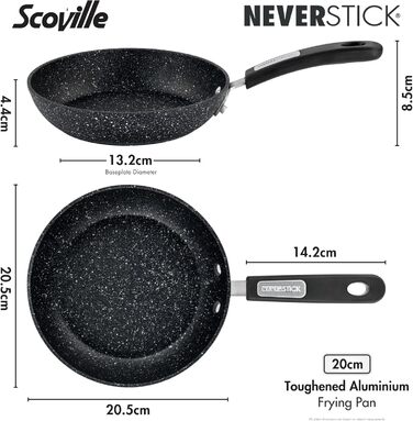 Сковорода Scoville Neverstick 20 см з антипригарним покриттям