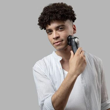 Електричний голчастий верстат Remington XR1750 для чоловіків – гоління мокрим та сухим, голчастий верстат з поворотним голівкою 360°, тример, PowerSense, акумулятор, USB-зарядка, червоний