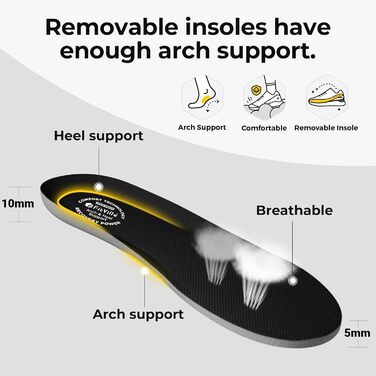 Жіночі кросівки для бігу FitVille з широкою колодкою, чорні, розмір 40 EU, дихаючі, зручні для ходьби та занять спортом