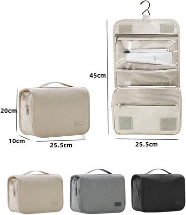 Кришталева сумка-органайзер для косметики та туалетних аксесуарів Beige (Бежевий)