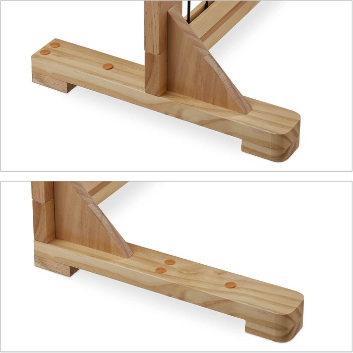 Захисне відсікач Relaxdays для дітей та тварин, регульований, 56x70-108 см, для сходів та дверей