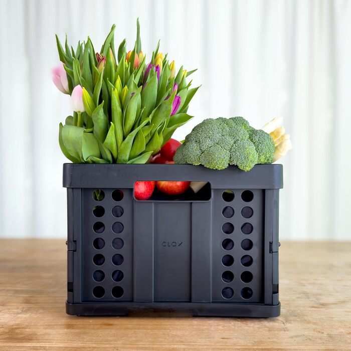 Clax® Faltbox | Basket | Box | black