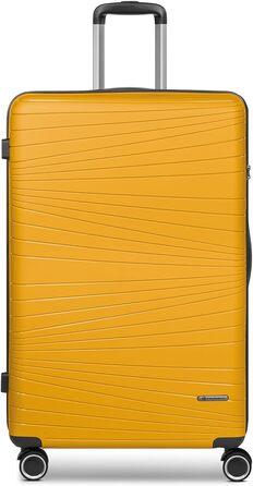 Набір валіз Franky Dallas 3.0 (3 шт.) | Жовтий, TSA-замок, 4 колеса, об'єм 36/60/92 л