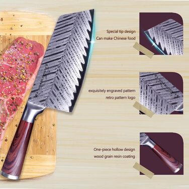 Набір кухонних ножів Hoablorn 15 предметів з блоком: високоякісні ножі з акціїєю, підставка з міцним магнітом, ідеальний подарунок на новосілля та весілля