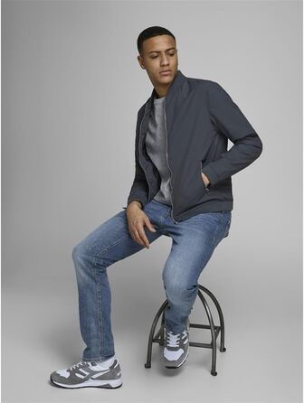 Джинси чоловічі JACK & JONES Slim Fit прямі, Denim/Blue (36W/32L) JJITIM JJORIGINAL AM 781 50SPS