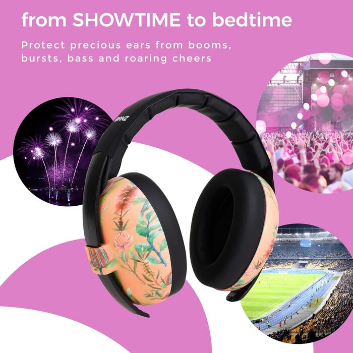 Бандз Бабзі Навушники для захисту від шуму для малюків (багатокольорові)