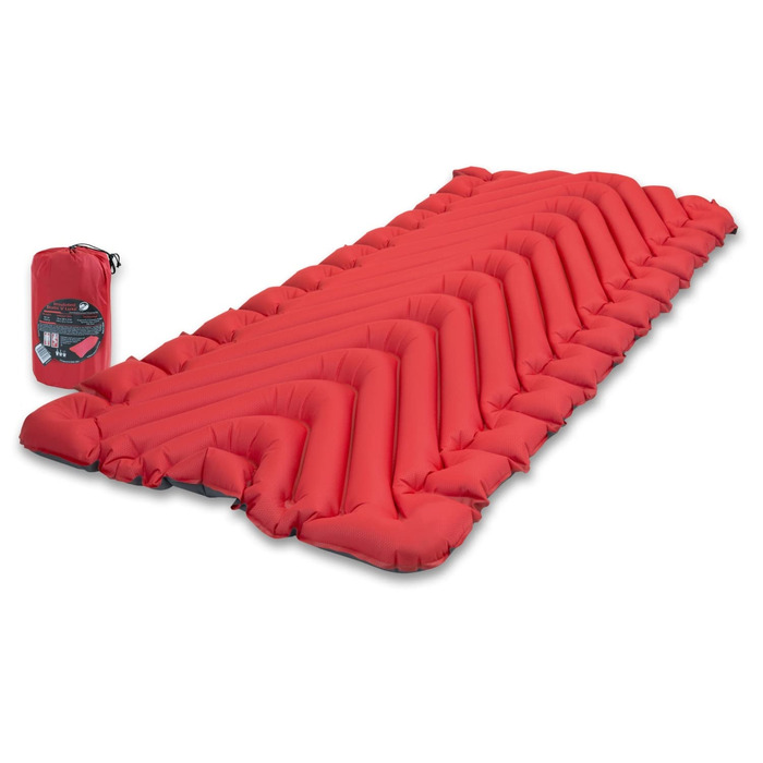 Каремат Klymit Static V Luxe, 76.2 см, ізольований - для кемпінгу, туризму та рюкзаків
