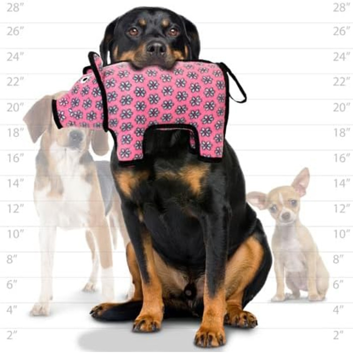 Tuffy's Dog Toy Polly Pig