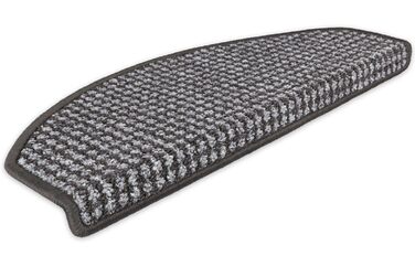 Ступінчасті килимки для сходів Kettelservice-Metzker Gera, антрацит, 14 шт.