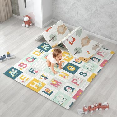 Playpen Baby, 200x160 CM Extra-large playpen for indoor and outdoor use, baby playpen with soft, breathable mesh, includes 50 balls, 6 pull rings