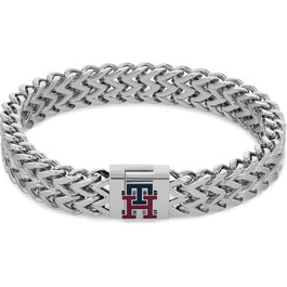 Чоловічий браслет Tommy Hilfiger з нержавіючої сталі, срібний, 19 см, 2790462