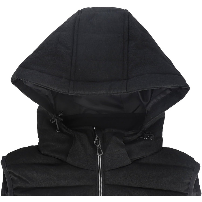 Жіноча степна жилетка Blue Wave Nathalie знімною капюшоном, меланжевий колір (46, антрацит)