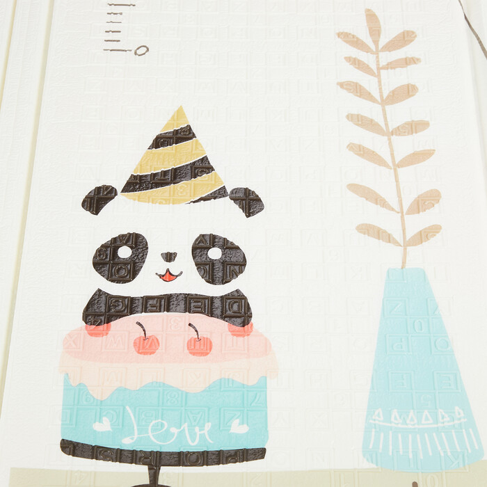 Relaxdays Foldable Play Mat with Animals