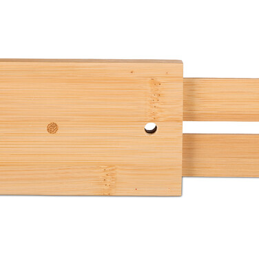 Relaxdays 10-Piece Bamboo Drawer Dividers