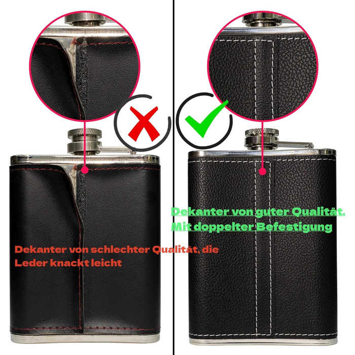 Фляга для алкоголю 8oz з нержавіючої сталі, набір з 4 склянок та воронкою, для чоловіків та жінок, подарункова коробка GUFRRST