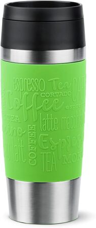 Термокружка Emsa N20202 Travel Mug Classic, 0.36 л, нержавіюча сталь, 4 години гаряче, 8 годин холодне, герметична, для подорожей