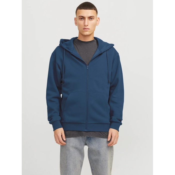 Куртка Jack & Jones Plus Size з капюшоном, великі розміри (6XL), колір: Insignia Blue