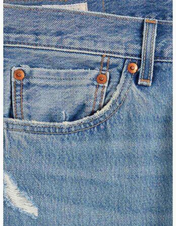 Джинси Levi's 501 Original Fit чоловічі, класичний крій, синій денім