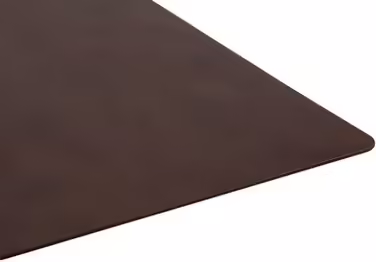 Washable Table Placemats - Set of 4 – Sustainable, Stable & Non-Slip – High-Quality Recycled Leather, Made in Germany (Dark Brown)