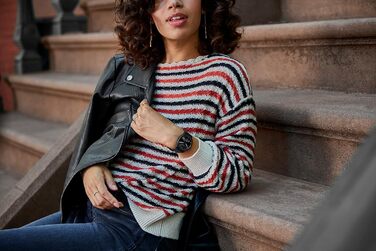 Гармін Vívomove Trend – гібридний смарт-годинник з аналоговими стрілками та сенсорним дисплеєм, фітнес- та здоров'я-функції, аналіз сну, Garmin Pay, сповіщення та до 5 днів роботи від акумулятора. Колір: чорний