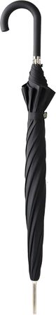 Doppler Parasol Carbon Steel Long Automatic Black – Large Canopy – Robust Frame