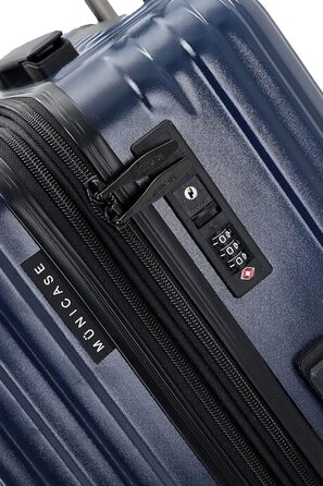 Замок для валізи TSA, набір валіз, дорожній набір, валіза з жорстким корпусом (темно-синій, великий кофр)