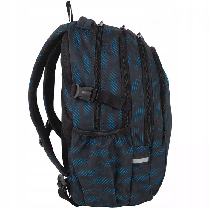 Багатовідсінковий шкільний рюкзак CoolPack, чорно-синій, 29 л