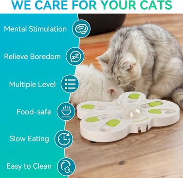 Інтерактивна іграшка-головоломка для котів All For Paws, ласощі-пазл Метелик