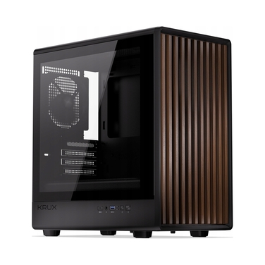 Корпус для ПК Krux Helio Mini Tower, чорний